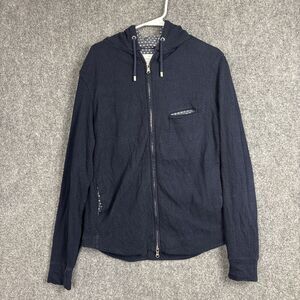 L'Estrange London The Hood Jacket  Mens Size XL Blue casual Capsule Minimalist